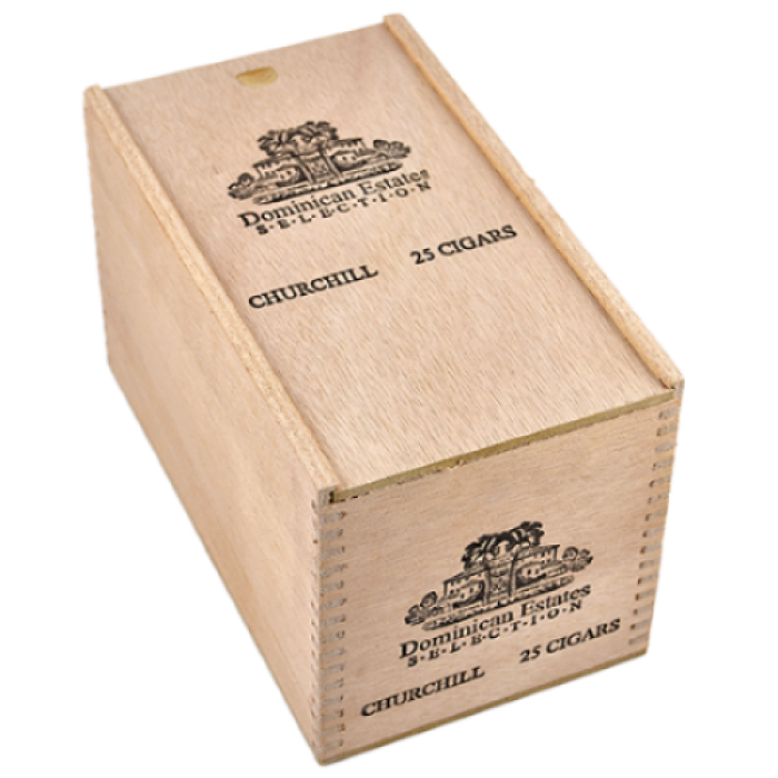 Коробка Dominican Estates Churchill на 25 сигар