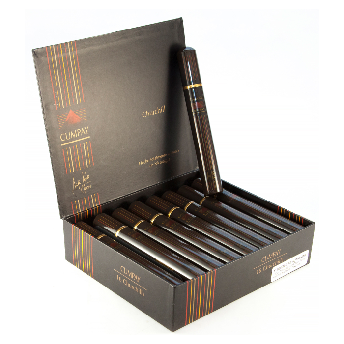 Коробка Cumpay Churchill Tubos на 16 сигар
