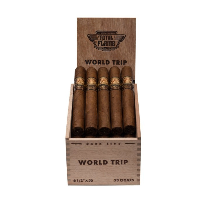 Коробка Total Flame Dark Line World Trip на 20 сигар