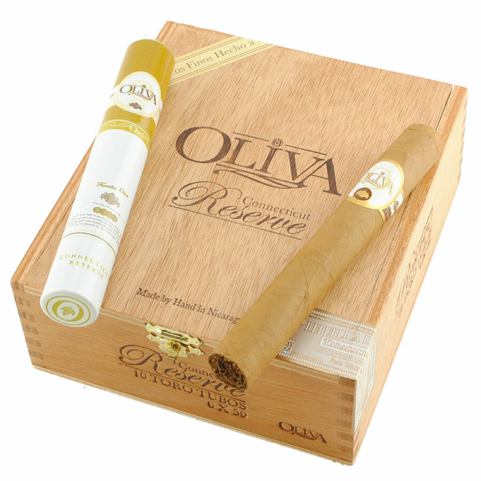 Коробка Oliva Connecticut Reserve Toro Tubos на 10 сигар