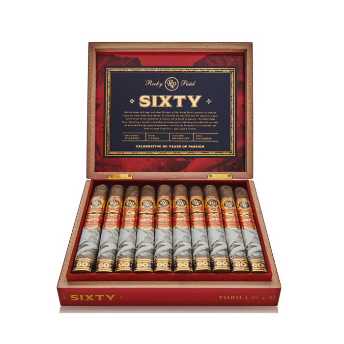 Коробка Rocky Patel Sixty Robusto на 20 сигар
