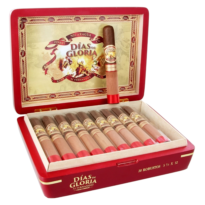 Коробка A. J. Fernandez Dias De Gloria Robusto на 20 сигар