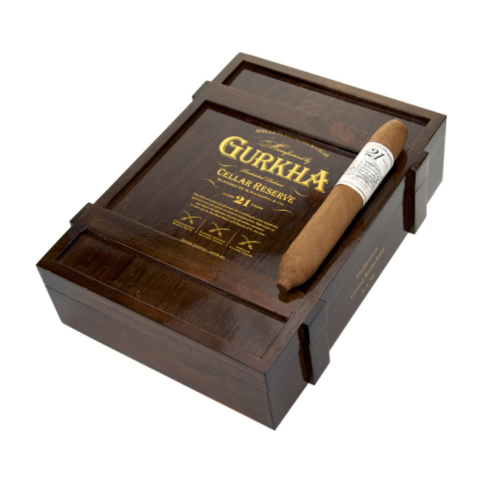 Коробка Gurkha Cellar Reserve Aged 21 Years Hedonism Grand Rothchild на 20 сигар