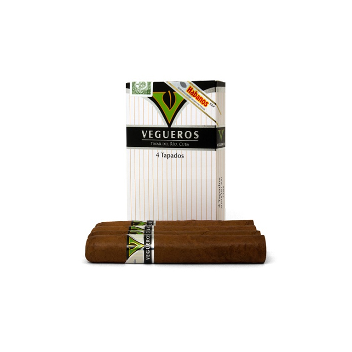 Упаковка Vegueros Tapados на 4 сигары