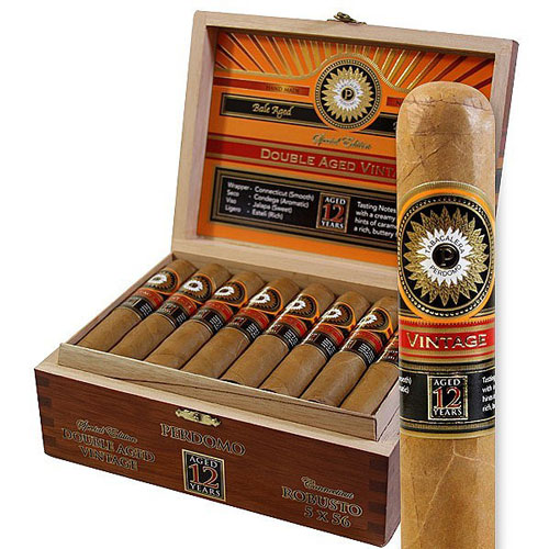 Коробка Perdomo Double Aged 12 Year Vintage Sun Grown Robusto на 24 сигары