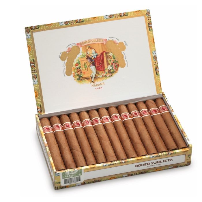 Коробка Romeo y Julieta Mille Fleurs на 25 сигар