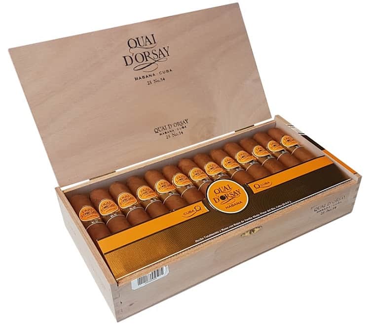 Коробка Quai D`Orsay No 54 на 25 сигар