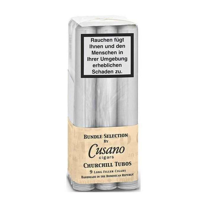 Упаковка Cusano Churchill Tubos на 9 сигар