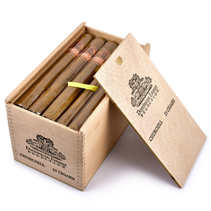 Коробка Dominican Estates Churchill на 25 сигар