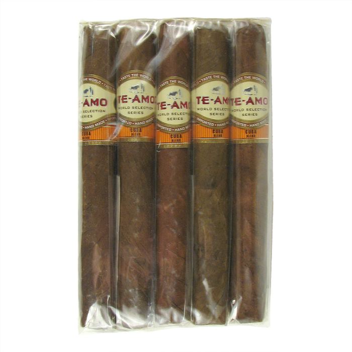Упаковка Te-Amo Cuban Blend Coronitas на 5 сигар