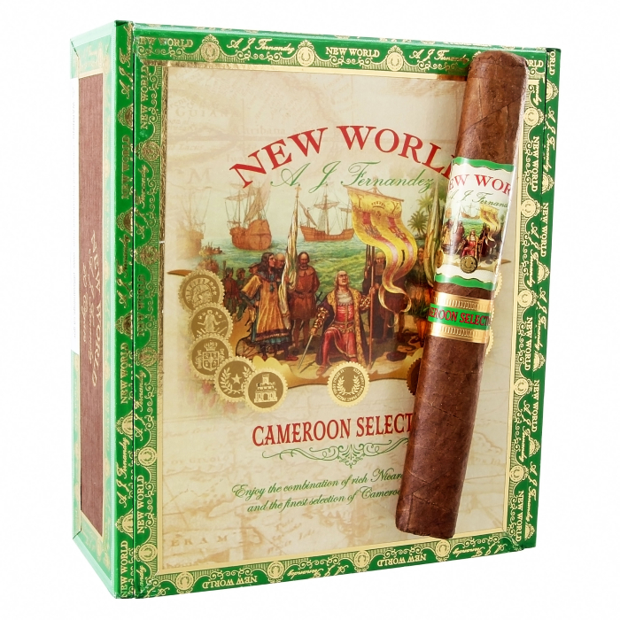 Коробка A. J. Fernandez New World Cameroon Toro  на 20 сигар