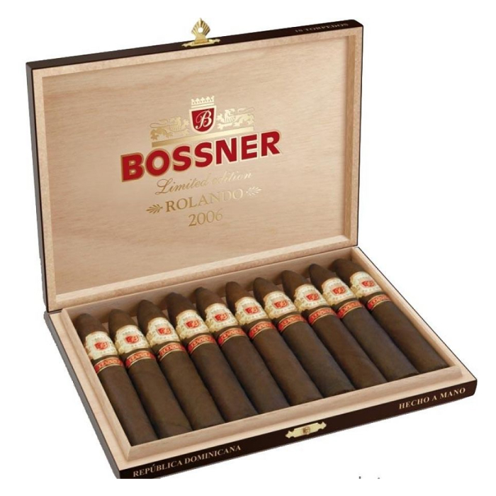 Коробка Bossner Rolando Torpedo на 10 сигар