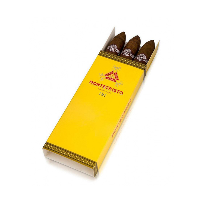 Упаковка Montecristo No 2 на 3 сигары