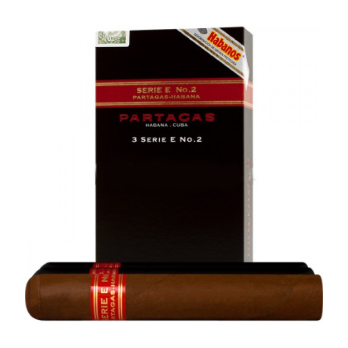 Упаковка Partagas Serie E No 2 Tubos на 15 сигар