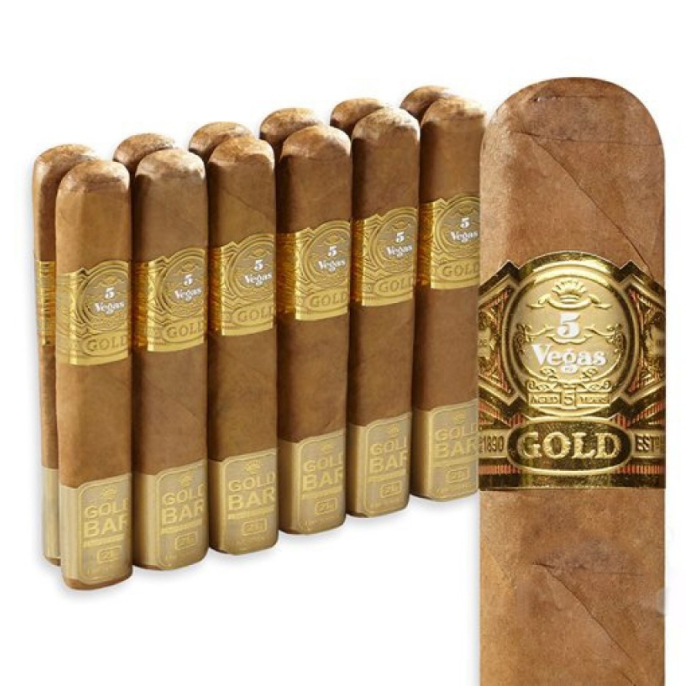 Коробка 5 Vegas Gold Bar Gordo на 12 сигар