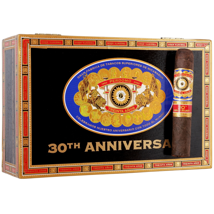 Коробка Perdomo 30th Anniversary Box-Pressed Robusto Maduro на 30 сигар