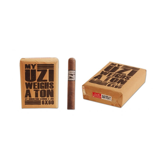 Упаковка Drew Estate My Uzi Weighs a Ton 6x60 на 10 сигар
