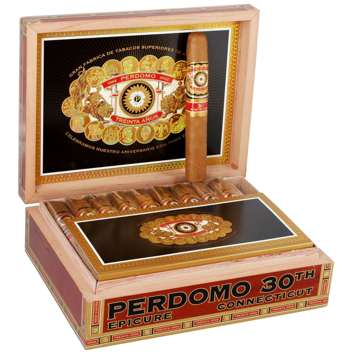 Коробка Perdomo 30th Anniversary Box-Pressed Epicure Connecticut на 30 сигар