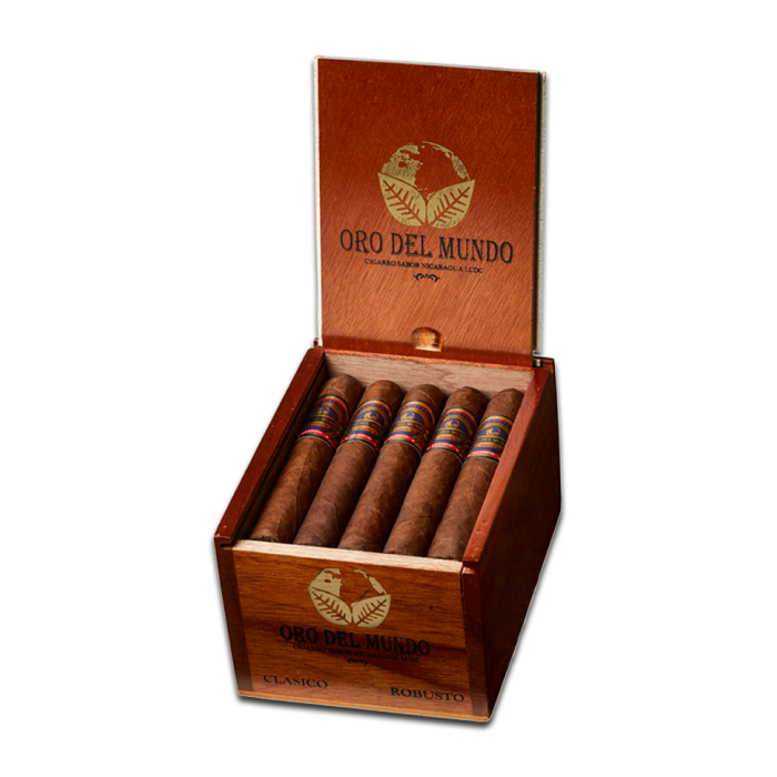 Коробка Oro Del Mundo Clasico Robusto на 20 сигар