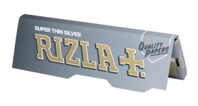 Бумага для самокруток Rizla+ Regular Silver, 50 шт.