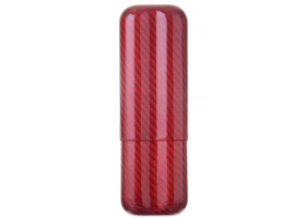 Чехол Lubinski на 2 сигары, красный карбон FK1382-4