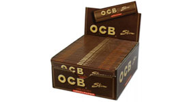 Бумага для самокруток OCB Slim Virgin Unbleached