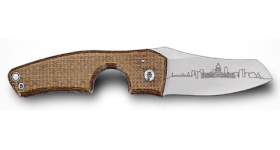 Сигарный нож Le Petit - Skyline - Micarta Caramel - La Havana
