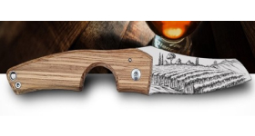 Сигарный нож Le Petit - Barrel - Oak Wood - Cognac
