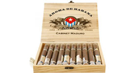 Сигариллы Сигары Aroma De Habana Cabinet Maduro 10 шт.