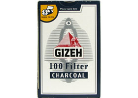 Фильтры для самокруток Gizeh Filters Charcoal 100