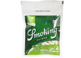 Фильтры для самокруток Smoking Slim Menthol