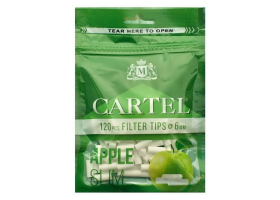 Фильтры для самокруток Cartel Slim Apple 120