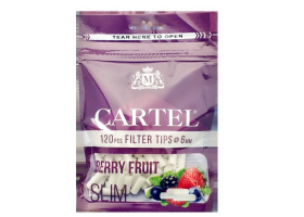 Фильтры для самокруток Cartel Slim Berry Fruit 120