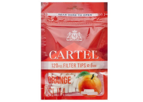 Фильтры для самокруток Cartel Slim Orange 120