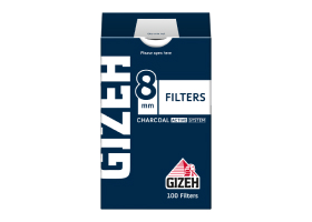Фильтры для самокруток Gizeh Active Filters Charcoal 8mm - 10 шт