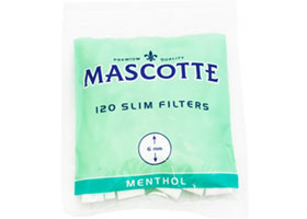 Фильтры для самокруток Mascotte Slim Filters Menthol 120