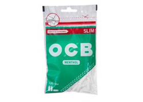 Фильтры для самокруток OCB Slim Menthol 6 мм.