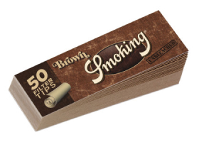 Фильтры для самокруток Smoking Medium Brown Filter Tips 50