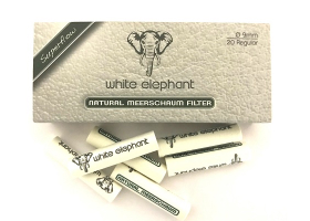 Фильтры для трубок White Elephant Пенковые 9мм. 20 шт.