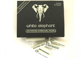 Фильтры для трубок White Elephant Угольные 9мм. 40 шт.