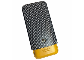 Футляр Cohiba в клеточку на 3 сигары