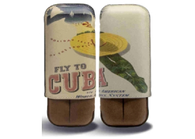 Футляр Fly To Cuba Whiskey на 2 сигары