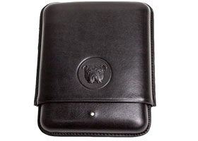 Футляр на 4 сигары Dunhill PA3014A Bulldog  Robusto Black