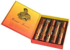 Подарочный набор сигар Gurkha Grand Reserve Robusto Natural