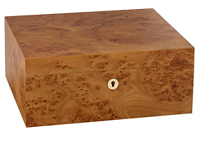 Хьюмидор Adorini Catania Elm Burl M Deluxe, вяз, на 75 сигар 16693