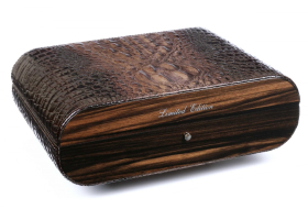 Хьюмидор Gentili Croco Brown на 15 сигар Limited Edition SV10-Croco-Brown