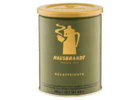 Итальянский кофе молотый Hausbrandt Decaffeinato 250 гр. (ж/б)