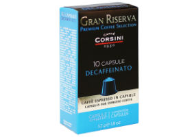 Итальянский Кофе в капсулах Caffe Corsini Gran Riserva decaf