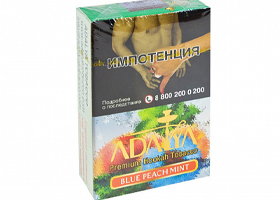 Кальянный табак ADALYA - BLUE PEACH MINT - 50 гр.