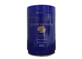 Кубинский кофе Guantanamera Молотый 250 гр. (ж/б)